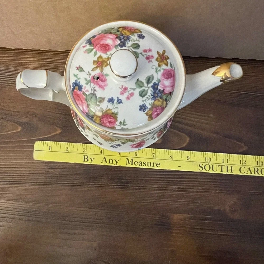 Vintage Sadler Windsor Olde Chintz Floral Teapot Made in England Staffordshire